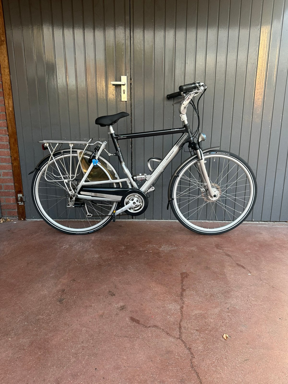 Koga miyata herenfiets 28 inch met elektrisch schakelen, Versnellingen, Zo goed als nieuw, 57 tot 61 cm, Ophalen