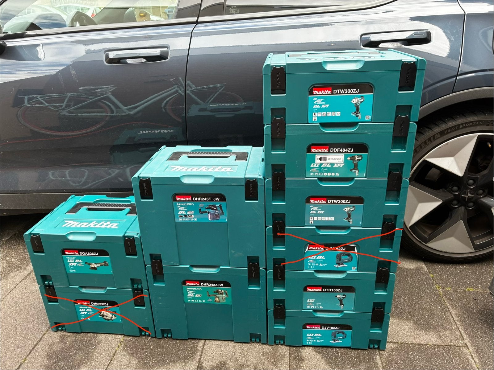 Makita M box type 2,3 en 4. Nieuw., Doe-het-zelf en Verbouw, Gereedschapskisten, Ophalen of Verzenden, Nieuw