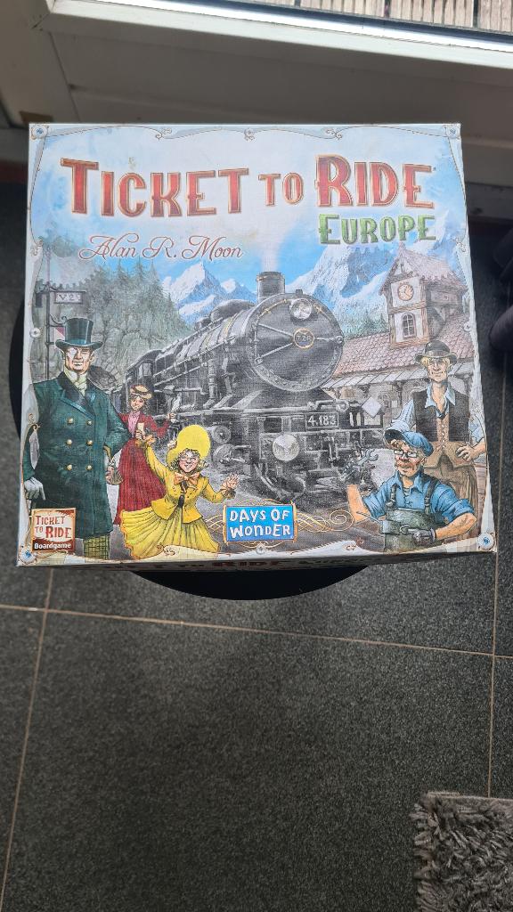 Ticket to Ride spel, Drie of vier spelers, Ophalen, Zo goed als nieuw