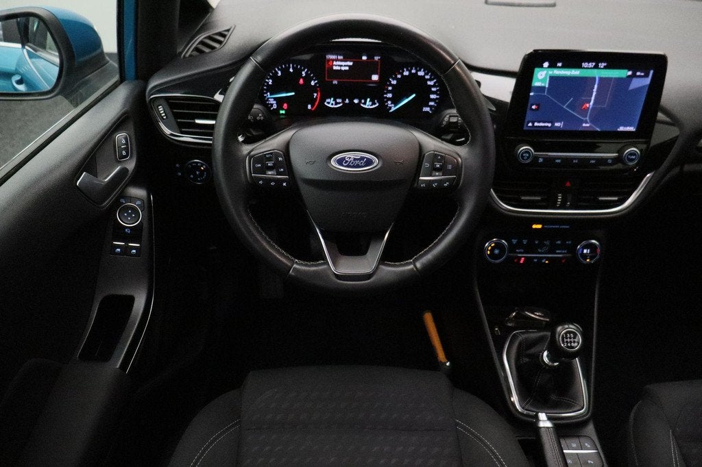 Ford Fiesta 1.0 EcoBoost Titanium 2018 | Goed Onderhouden |, Gebruikt, Euro 6, Blauw, 49 €/maand
