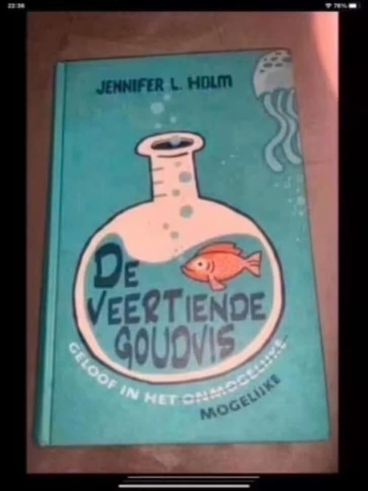 De Veertiende Goudvis - Jennifer L. Holm, Gelezen, Ophalen of Verzenden, Fictie, Jennifer L. Holm