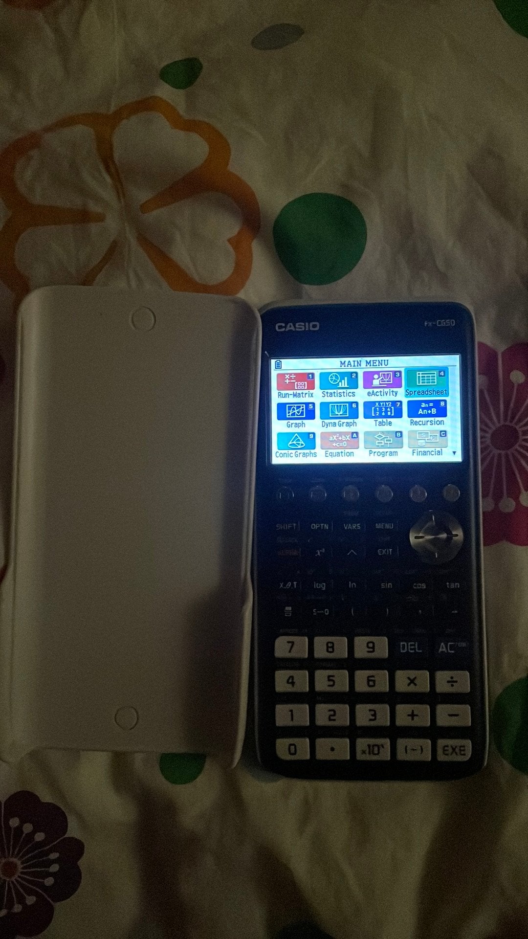 casio fx cg50 grafische rekenmachine, Ophalen of Verzenden, Grafische rekenmachine, Zo goed als nieuw