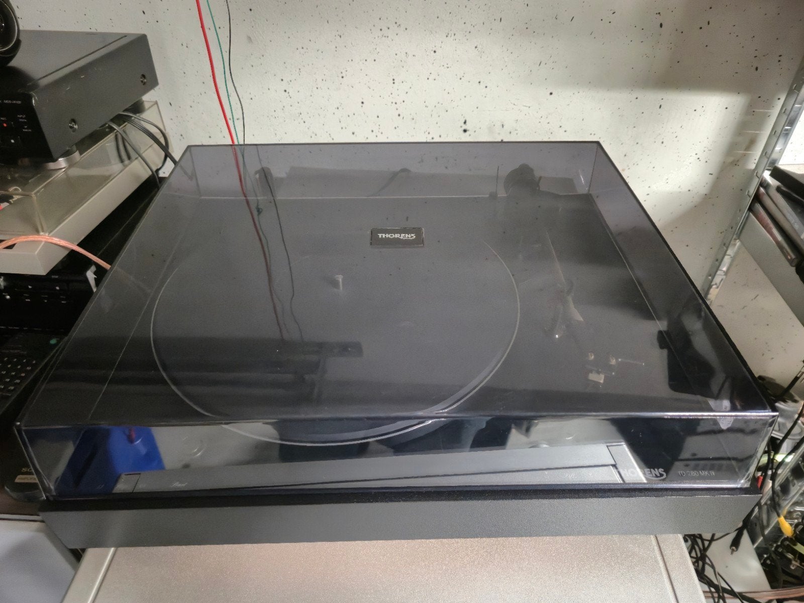 Vintage Thorens TD 280 MK IV platenspeler 90's, Ophalen of Verzenden, Gebruikt, Platenspeler, Thorens
