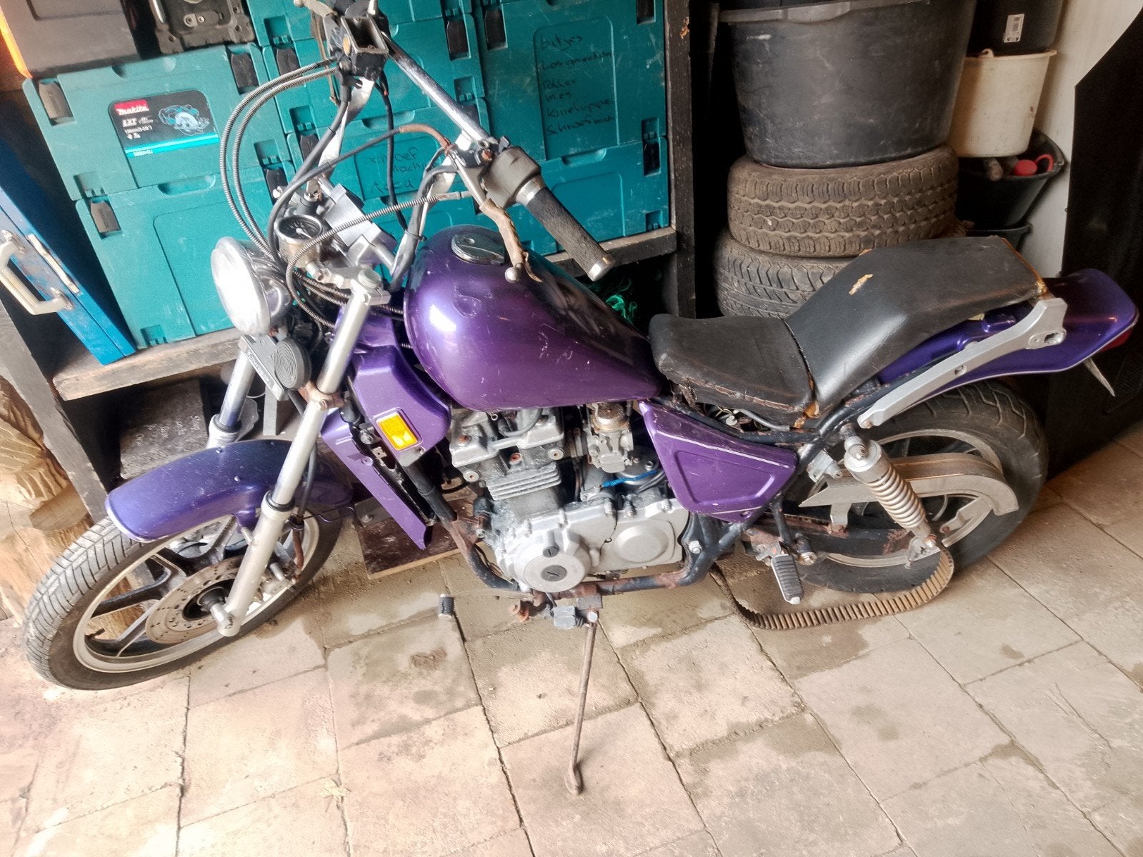 kawasaki LTD 450 chopper oldtimer opknapper loop sloop, Motoren, Ophalen of Verzenden, Gebruikt