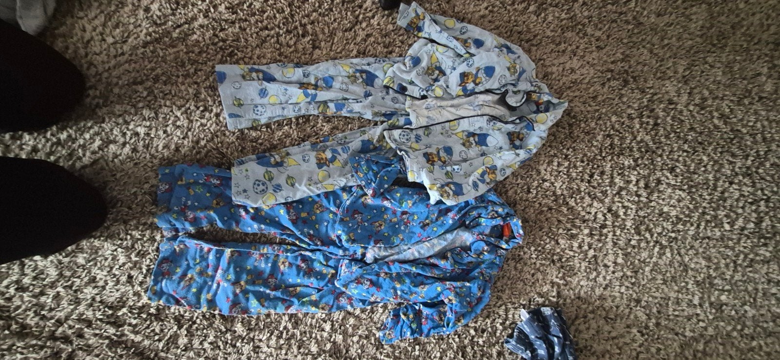 Flanellen pyjama's, Nacht- of Onderkleding, Gebruikt, Jongen of Meisje, Ophalen of Verzenden