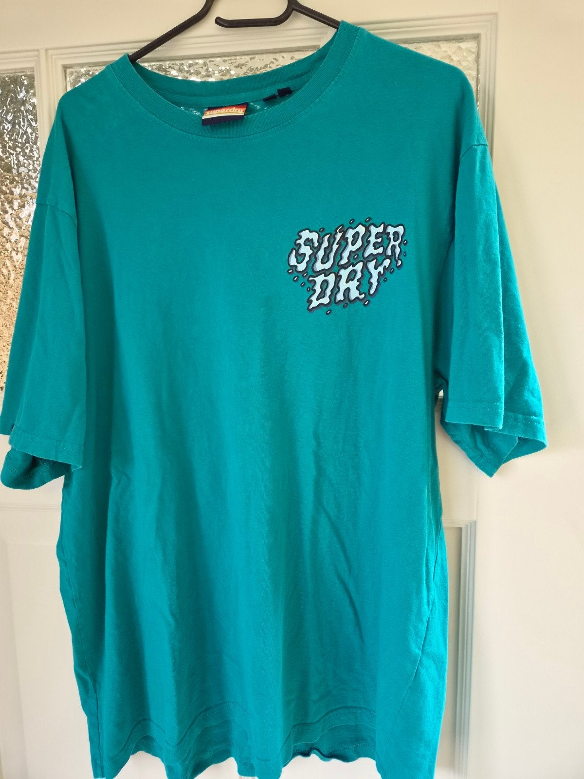Superdry T-shirt met haaienprint - Maat XL, Overige kleuren, Maat 56/58 (XL), Ophalen of Verzenden, Gedragen
