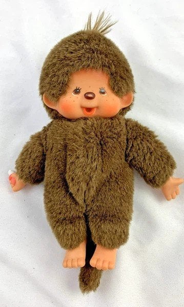 Sekiguchi Monchhichi Pluche knuffel pop aap Vintage 20cm