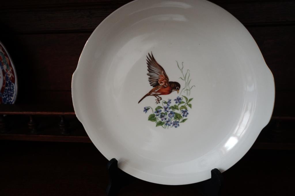 vintage Bavaria Winterling gebaksschaal 26 cm. doorsnee, Ophalen of Verzenden