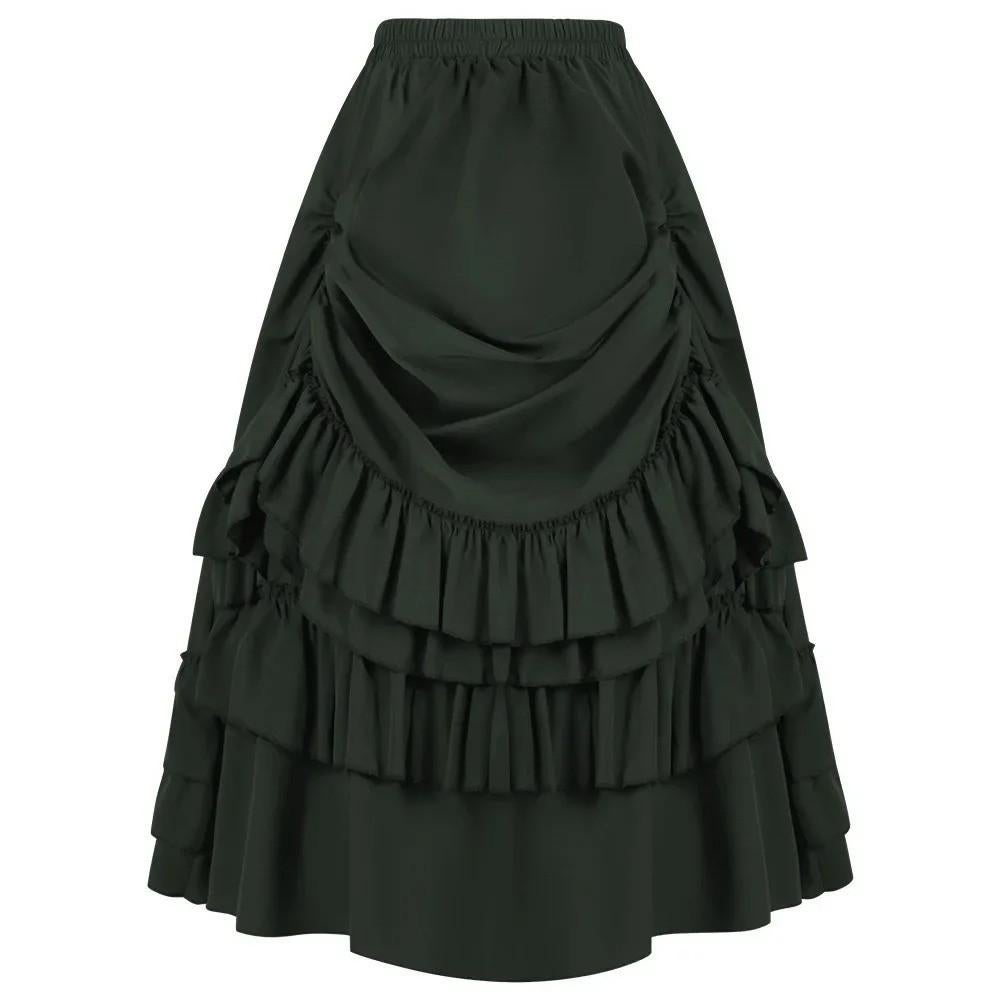 Prachtige vintage Victoriaanse rok in Steampunk stijl, Ophalen of Verzenden, Nieuw, Maat 38/40 (M), Boven de knie