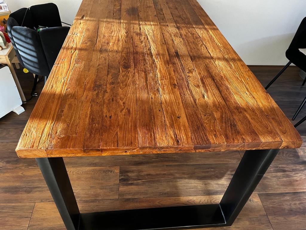 Romaro pronto eettafel, Huis en Inrichting, Tafels | Eettafels, Ophalen, Teakhout, 50 tot 100 cm, Zo goed als nieuw