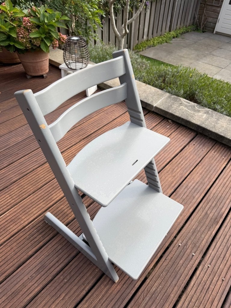 Stokke Tripp Trapp kinderstoel -  Grijs, Ophalen, Gebruikt, Hout, Eén