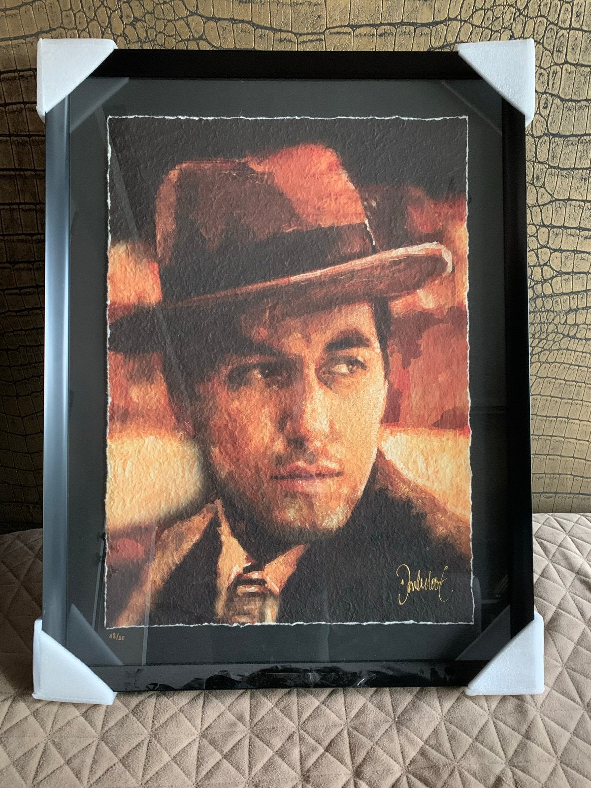 Peter Donkersloot - Godfather (Al Pacino) Zeefdruk Litho, Gelimiteerde oplage, Ophalen of Verzenden, Portret en Figuren, Zeefdruk