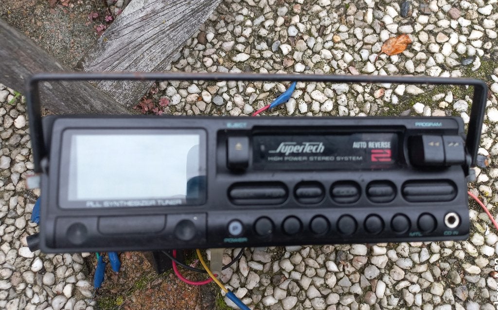 Vintage Autoradio en cassetterecorder Supertech ARC-707L, Auto diversen, Ophalen of Verzenden, Gebruikt