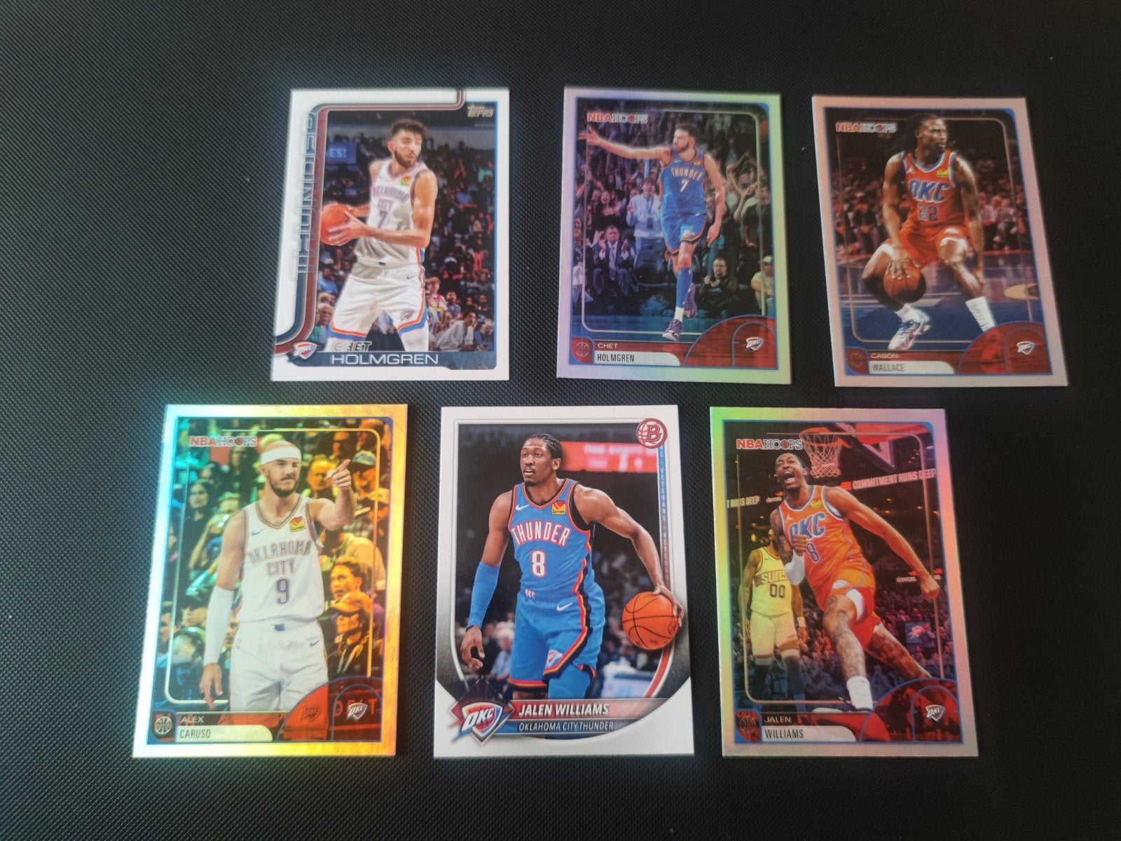 Oklahoma City Thunder NBA Kaarten - Diverse Spelers, Ophalen of Verzenden, Zo goed als nieuw, Overige sporten, Spelerskaart