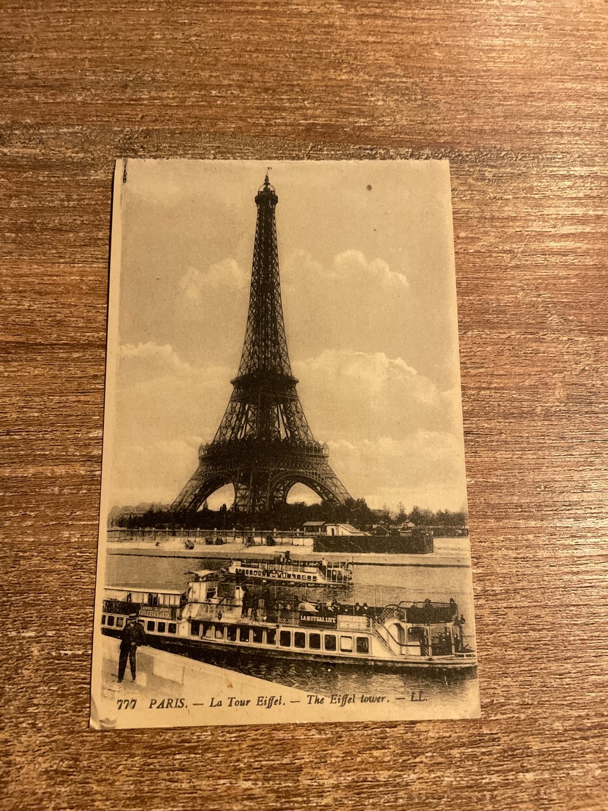 Oude ansichtkaart Parijs Eiffeltoren - Gelopen, Ophalen of Verzenden, Voor 1920, Gelopen, Frankrijk