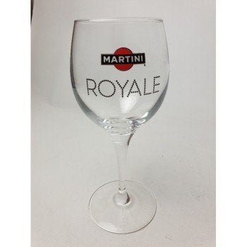 # Martini royal glas op voet, Ophalen of Verzenden, Gebruikt, Borrel- of Shotglas