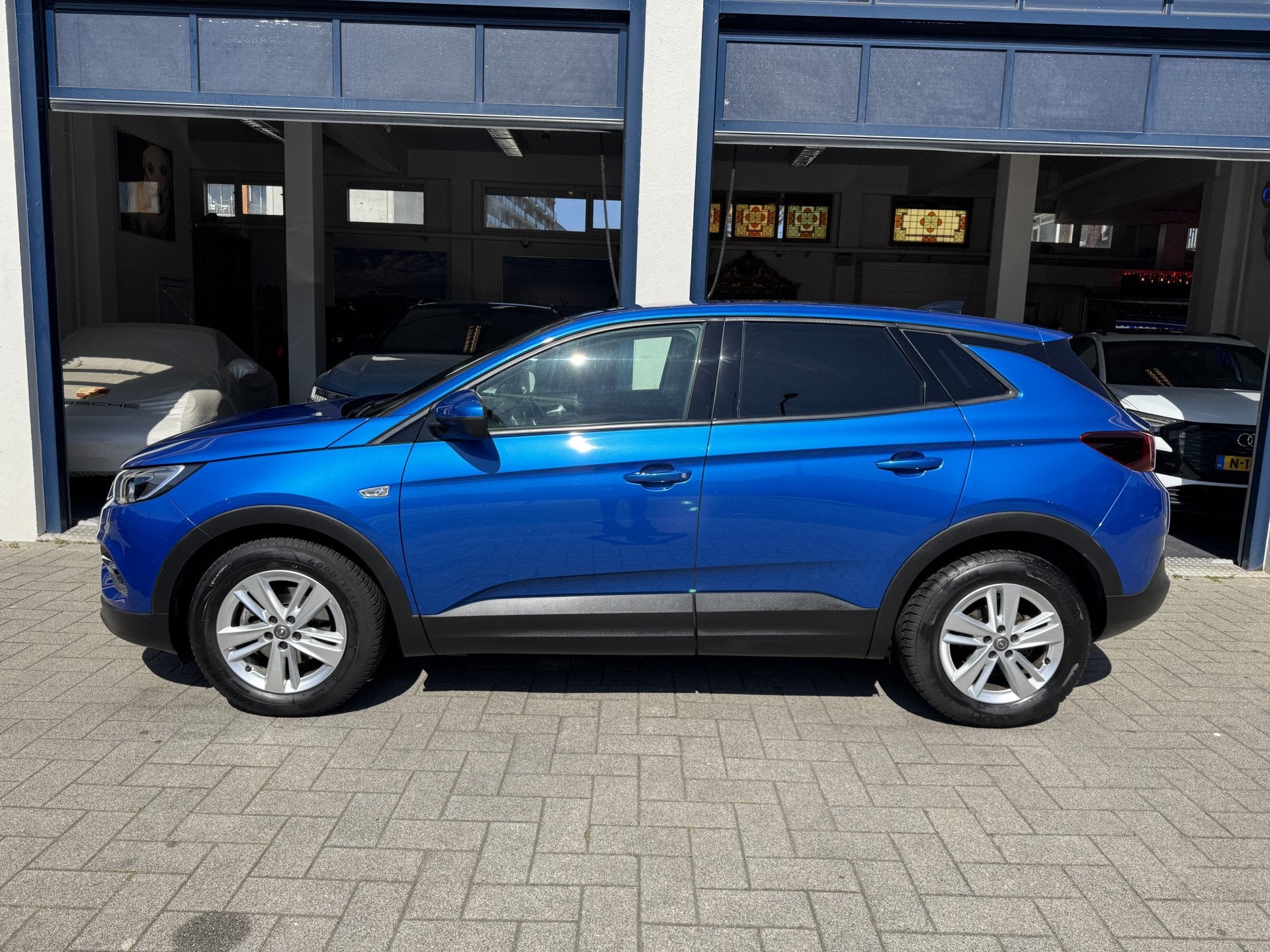 Opel Grandland X 1.2 Turbo Business Edition CARPLAY/NAVI/NL, Auto's, Gebruikt, 1199 cc, Blauw, Origineel Nederlands