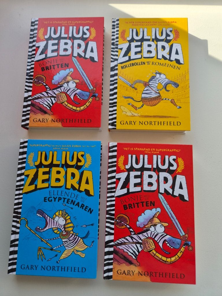 Verzameling Julius Zebra boeken, Ophalen of Verzenden, Zo goed als nieuw