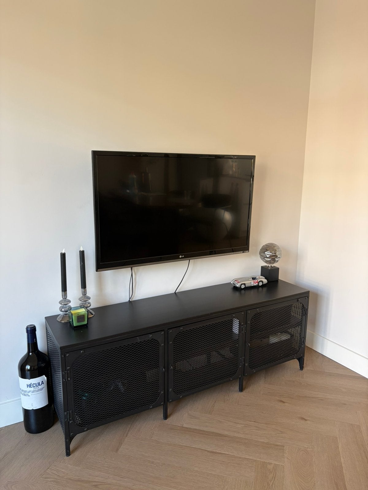 IKEA - Fjallbo Tv meubel, 100 tot 150 cm, Ophalen of Verzenden, Zo goed als nieuw, Minder dan 100 cm
