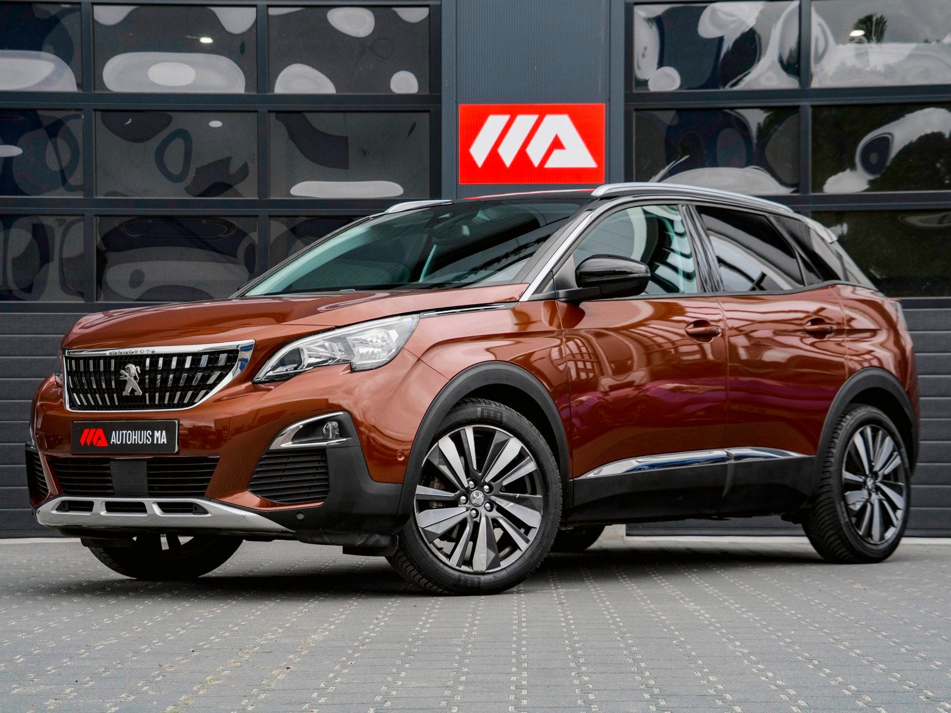 Peugeot 3008 1.2 PureTech Première CAMERA l CRUISE l TREKHA, Gebruikt, Euro 6, 1199 cc, Bruin