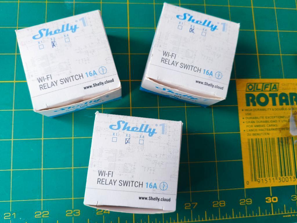 6/7 Shelly Smart Switches - Domotica / Shelly Cloud, Ophalen of Verzenden, Nieuw