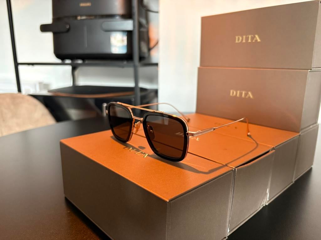 Dita Zonnebril | Dita Flight 006 | OP=OP, Ophalen of Verzenden, Zo goed als nieuw, Zwart, Overige merken
