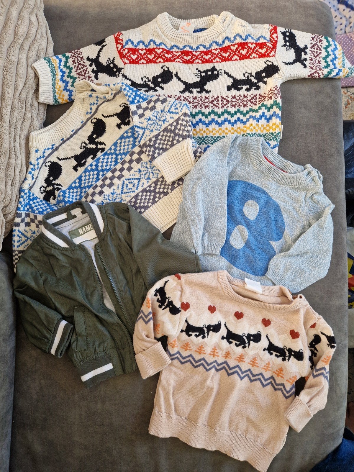 Pakket babykleding mt. 62 - herfst/winter, Kinderen en Baby's, Babykleding | Maat 62, Ophalen of Verzenden, Zo goed als nieuw