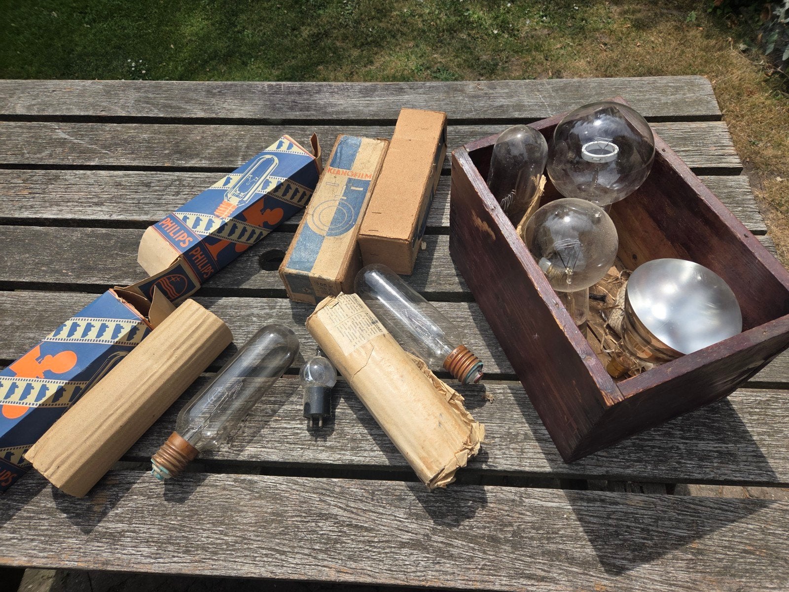 Vintage gloeilampen en buizen - Philips en meer, Antiek en Kunst, Ophalen of Verzenden