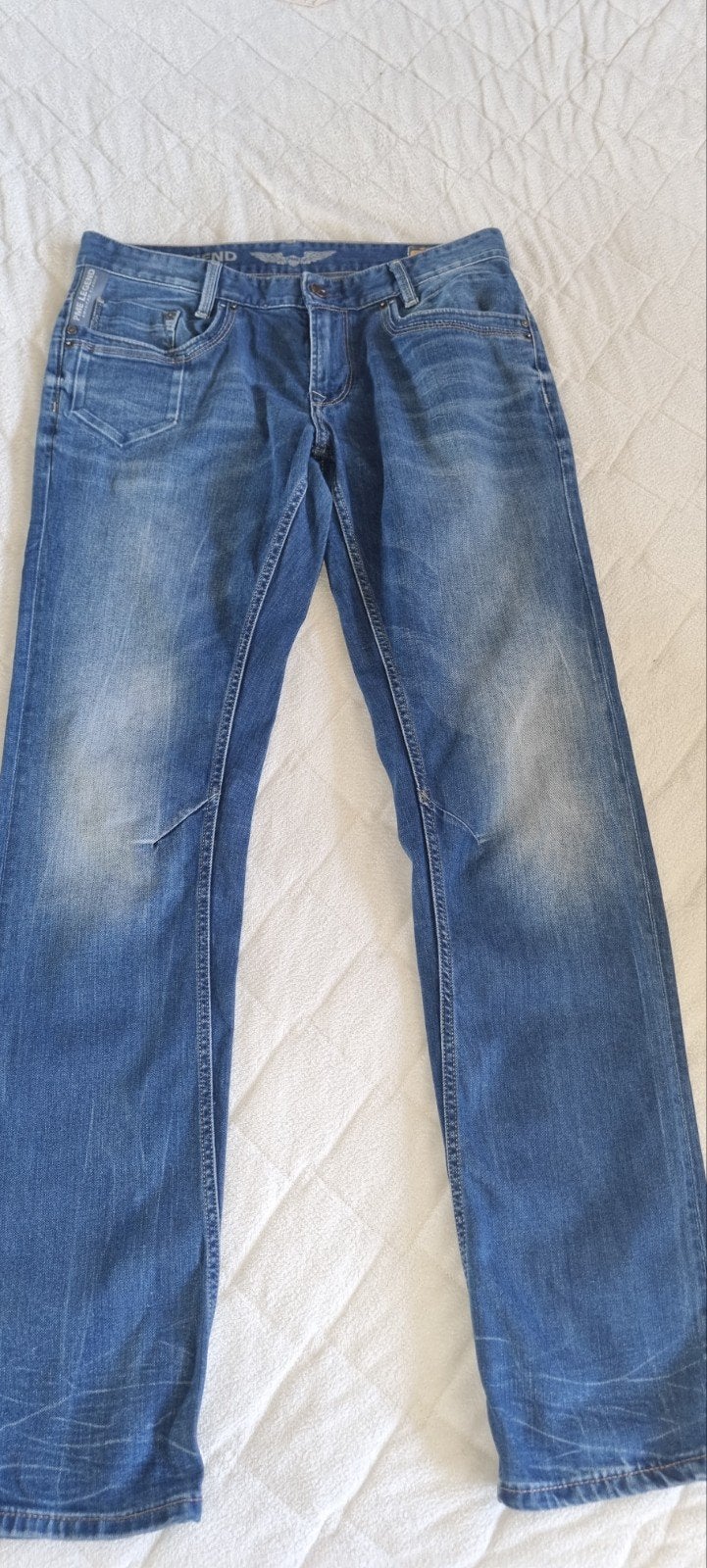 PME Legend Jeans - Regular Fit Tapered Leg - W34/L36, Kleding | Heren, Spijkerbroeken en Jeans, Blauw, Ophalen of Verzenden, Zo goed als nieuw
