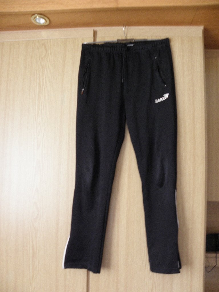 Goedkope stevige zwarte trainingsbroek broek JAKO mt M goed, Maat 48/50 (M), Zwart, Ophalen of Verzenden, Jako