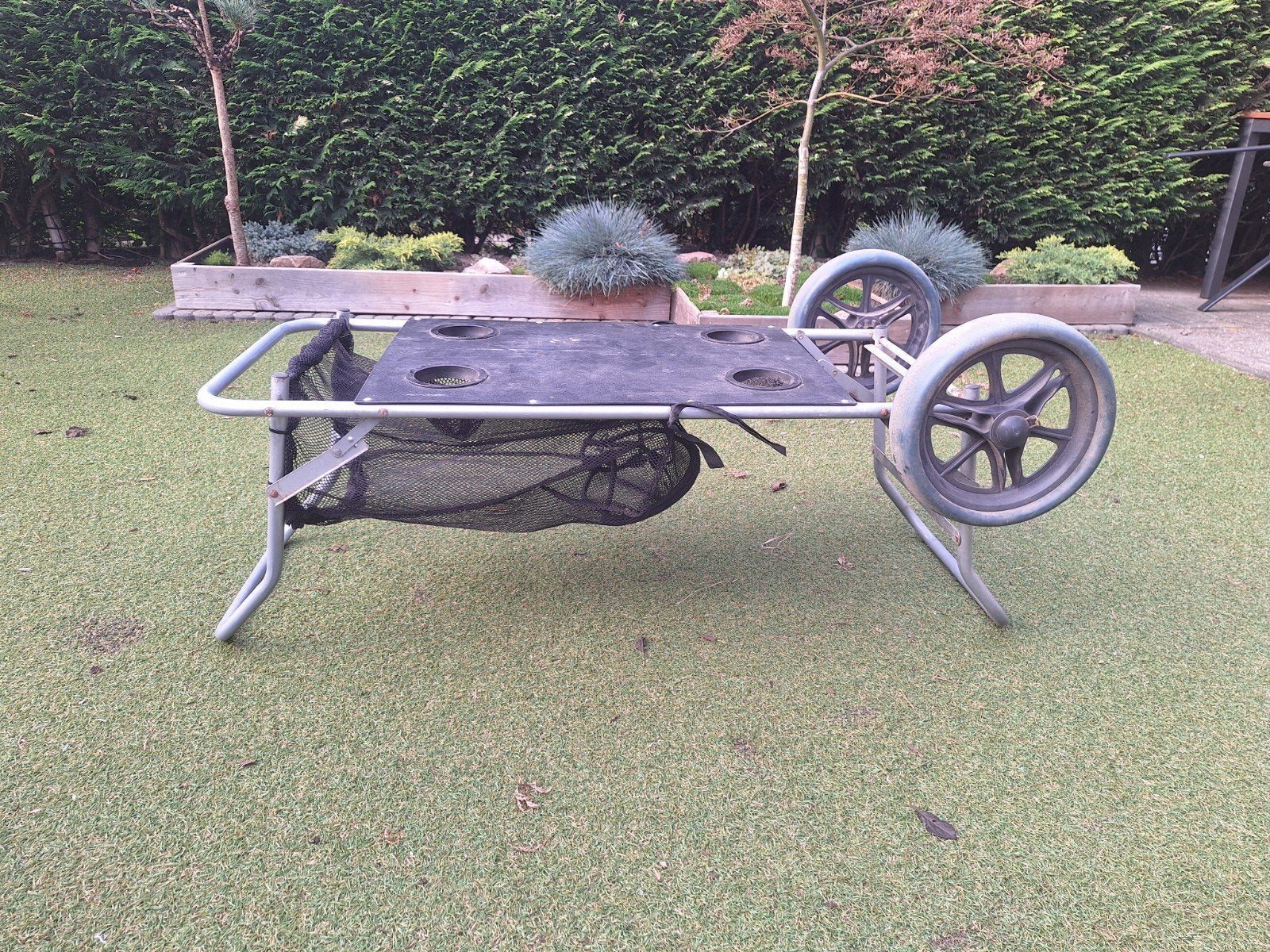 strandkar trolley met tafel, Ophalen, Opvouwbaar, Gebruikt
