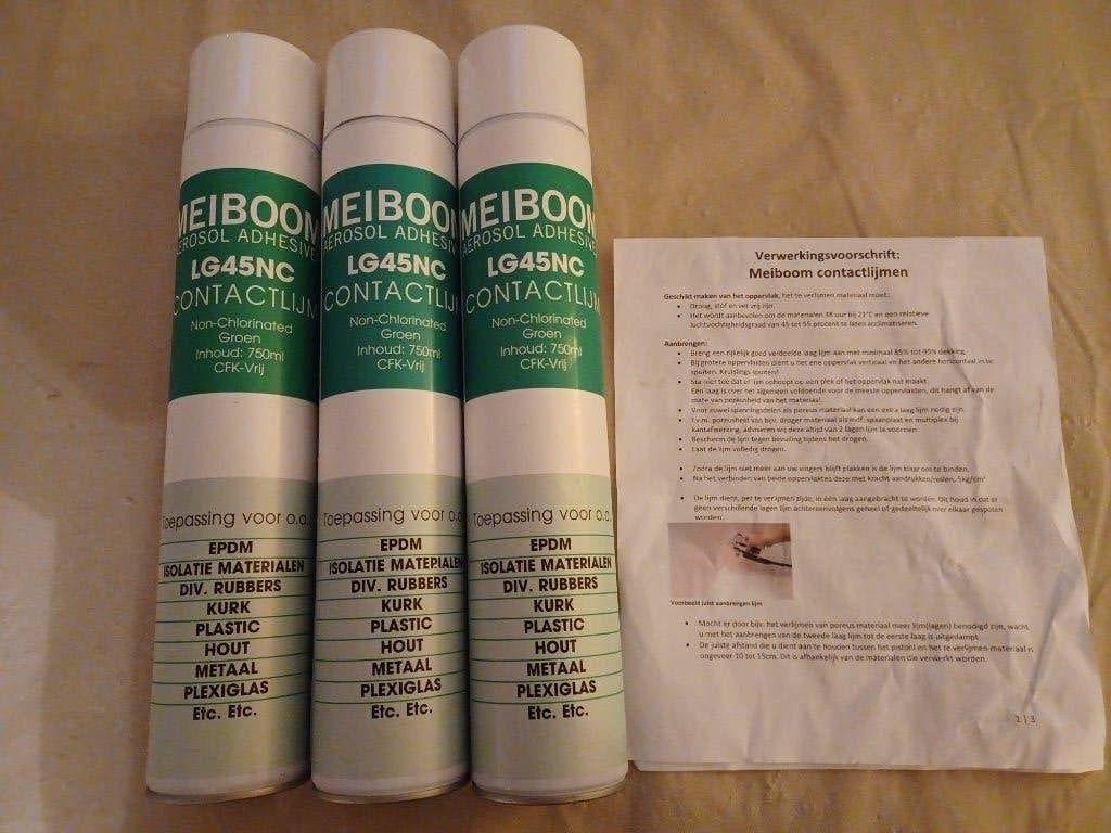 EPDM folie 300 x 300 cm + Meiboom lijm, Ophalen, Nieuw, 5 tot 10 m², Folie