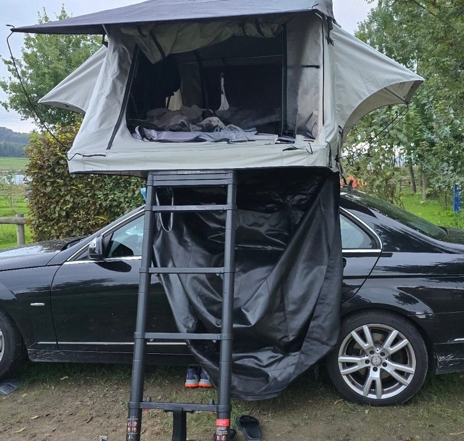 Horntools daktent Track - Zo goed als nieuw, Caravans en Kamperen, Tenten, Ophalen, Zo goed als nieuw, Tot en met 2