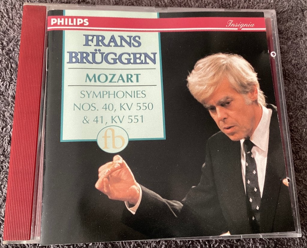 Brüggen, Mozart– Symphonies Nos. 40, KV 550 & 41, KV 551, Ophalen of Verzenden, Classicisme, Gebruikt, Orkest of Ballet