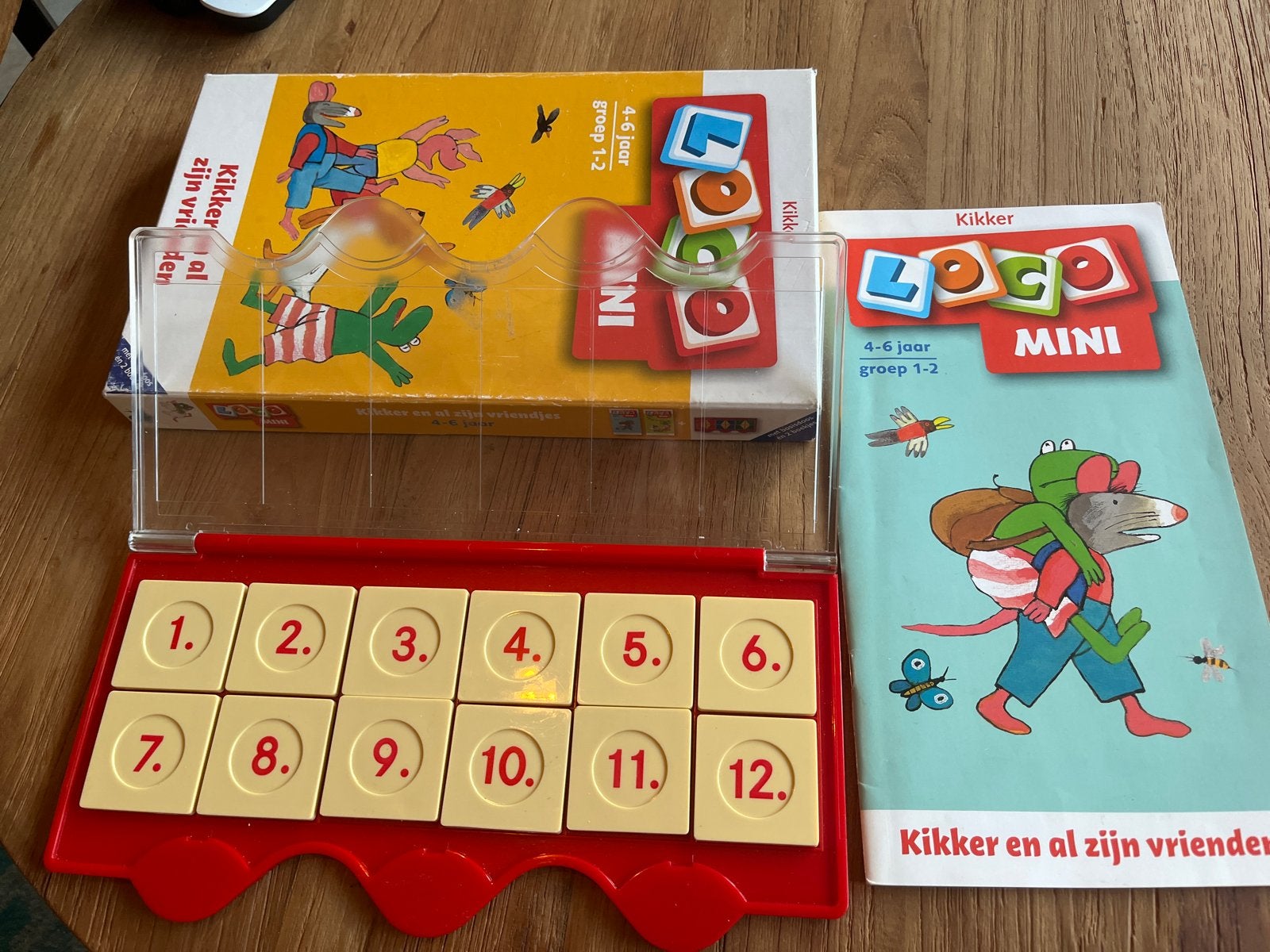 Logo Mini Kikker en al zijn vriendjes, Ophalen of Verzenden, Gebruikt, Puzzelen