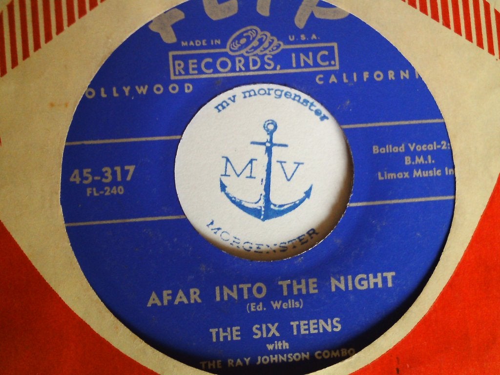 The Six Teens -  Send me Flowers // Afar Into The Night 13s, 7 inch, Ophalen of Verzenden, Zo goed als nieuw, Pop