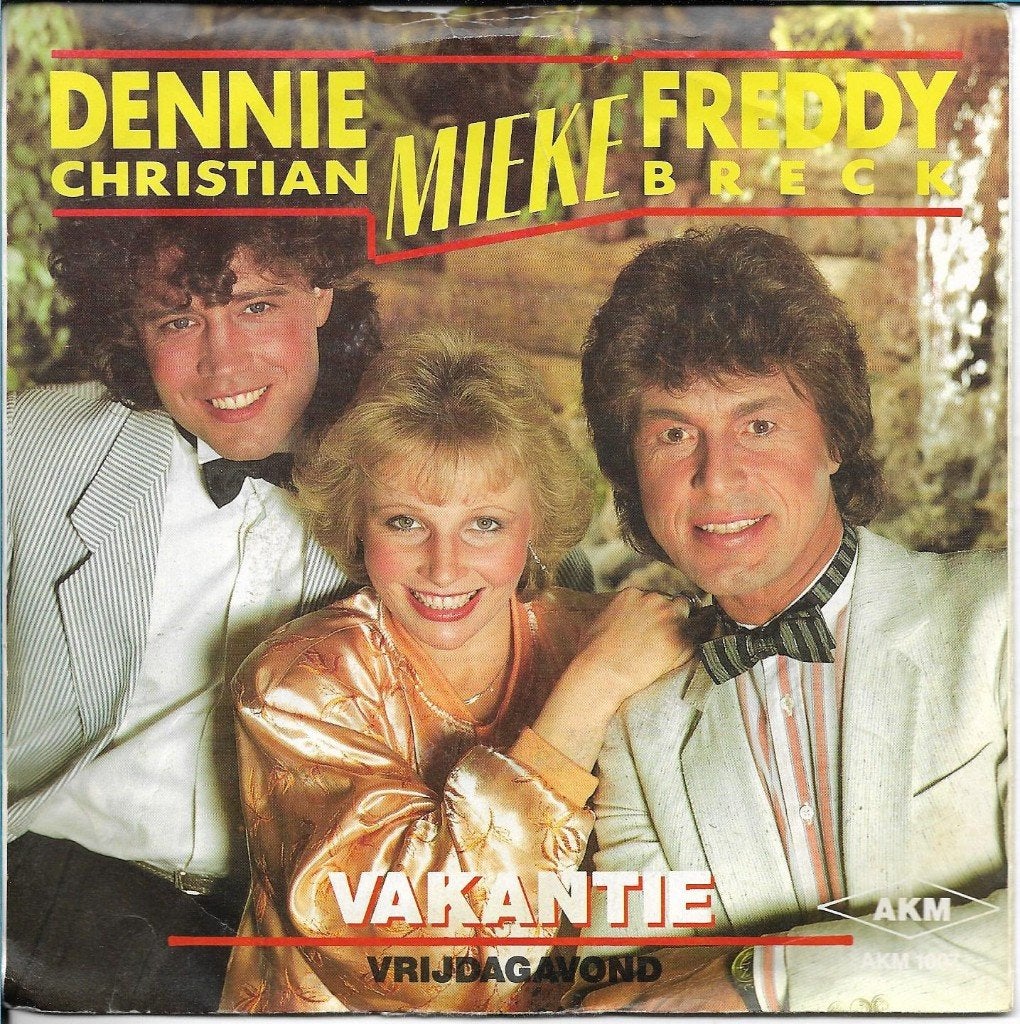 Dennie Christian, Mieke, Freddy Breck - Vakantie, Ophalen of Verzenden, Gebruikt, 7 inch, Nederlandstalig