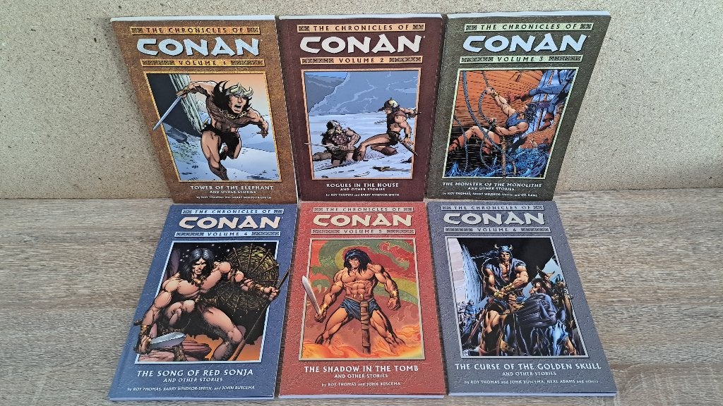 R.E. Howard: The Chronicles Of Conan, bijna complete set, Amerika, Ophalen of Verzenden, Zo goed als nieuw, Meerdere comics