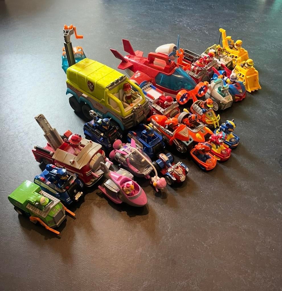 Grote Paw Patrol Voertuigen Collectie, Ophalen of Verzenden, Gebruikt, Jongen of Meisje