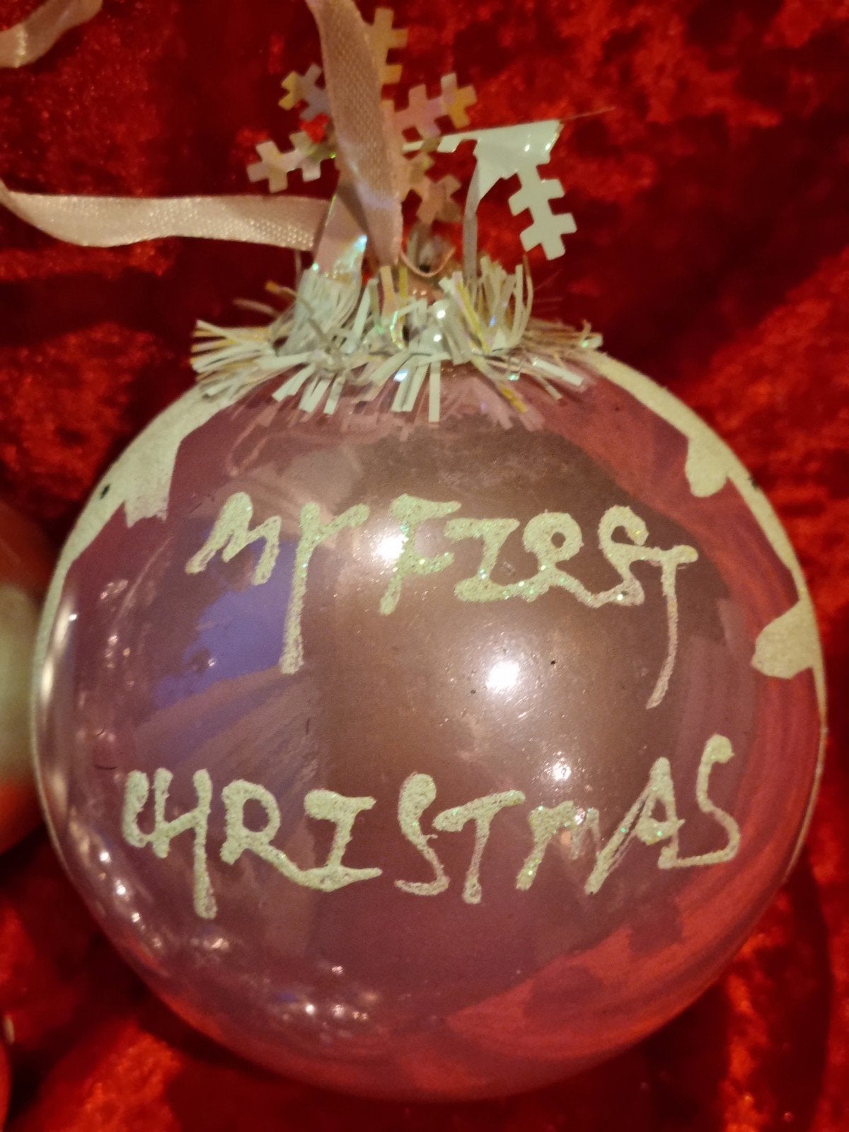 KERST BAL .MINE FIRST CHRISTMAS, Ophalen of Verzenden