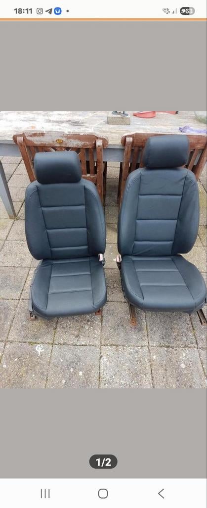 Bmw e36 interieur zwart leder, Auto-onderdelen, Interieur en Bekleding, Ophalen, Gebruikt, BMW