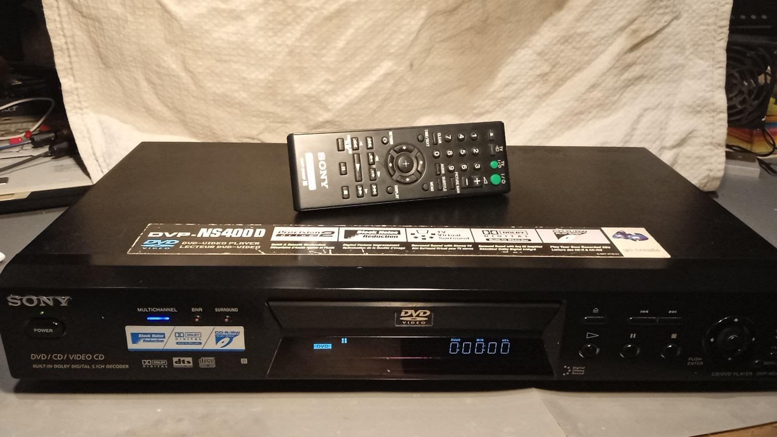 Hoogwaardige Sony DVP-NS400D DVD/CD Player-Met 5.1 Decoder, Ophalen of Verzenden, Zo goed als nieuw, Dvd-speler, Sony
