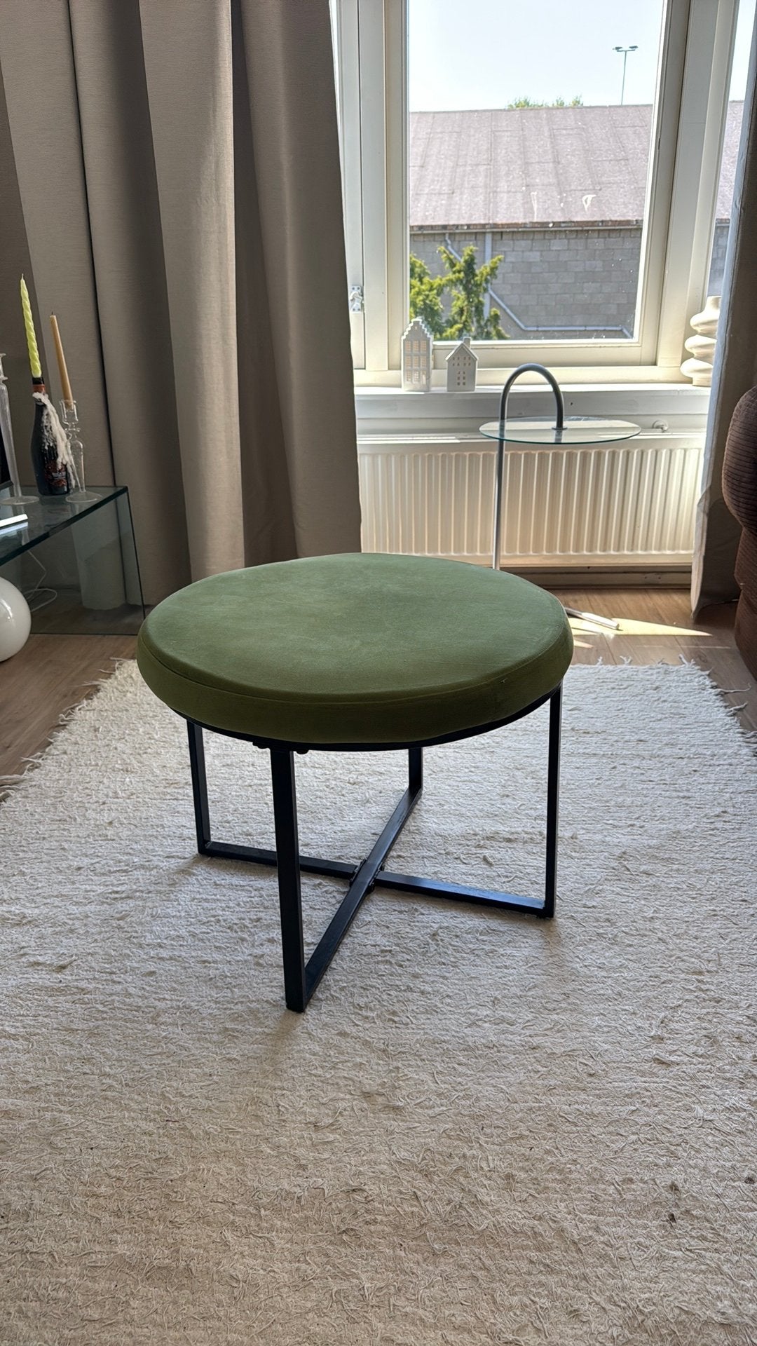 Tafeltje/kruk, Ophalen, Zo goed als nieuw, Rond, 50 tot 100 cm