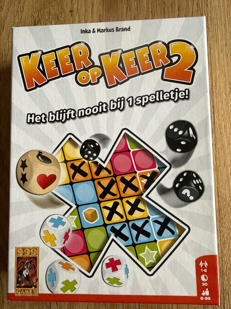 Keer op keer 2, Hobby en Vrije tijd, Gezelschapsspellen | Bordspellen, Vijf spelers of meer, Ophalen, Nieuw, 999 Games
