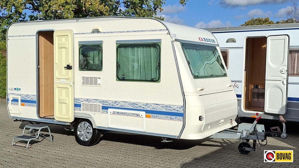 Adria Unica A 390 DS incl. Luifel, Caravans en Kamperen, Fietsenrek, Bedrijf, Treinzit, Adria