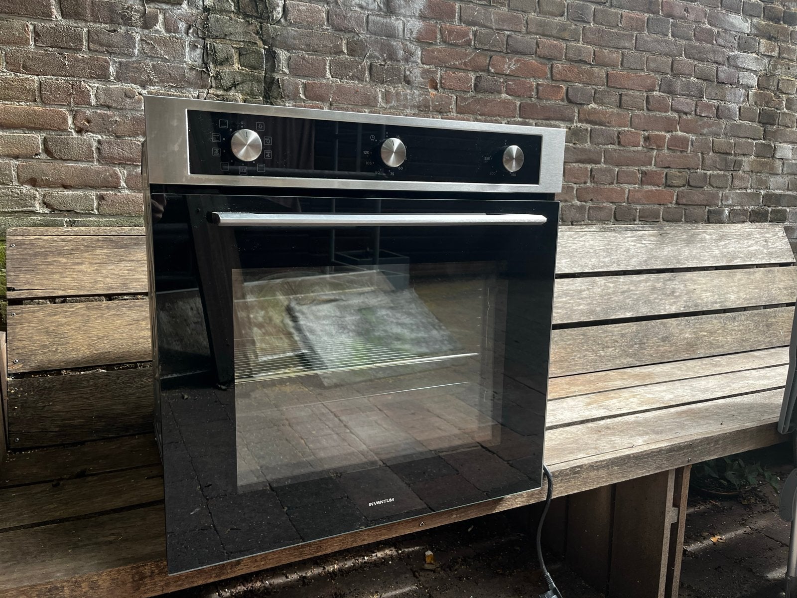 Inventum Inbouw Oven - Volledig schoongemaakt, Ophalen, Gebruikt, Oven, Hete lucht