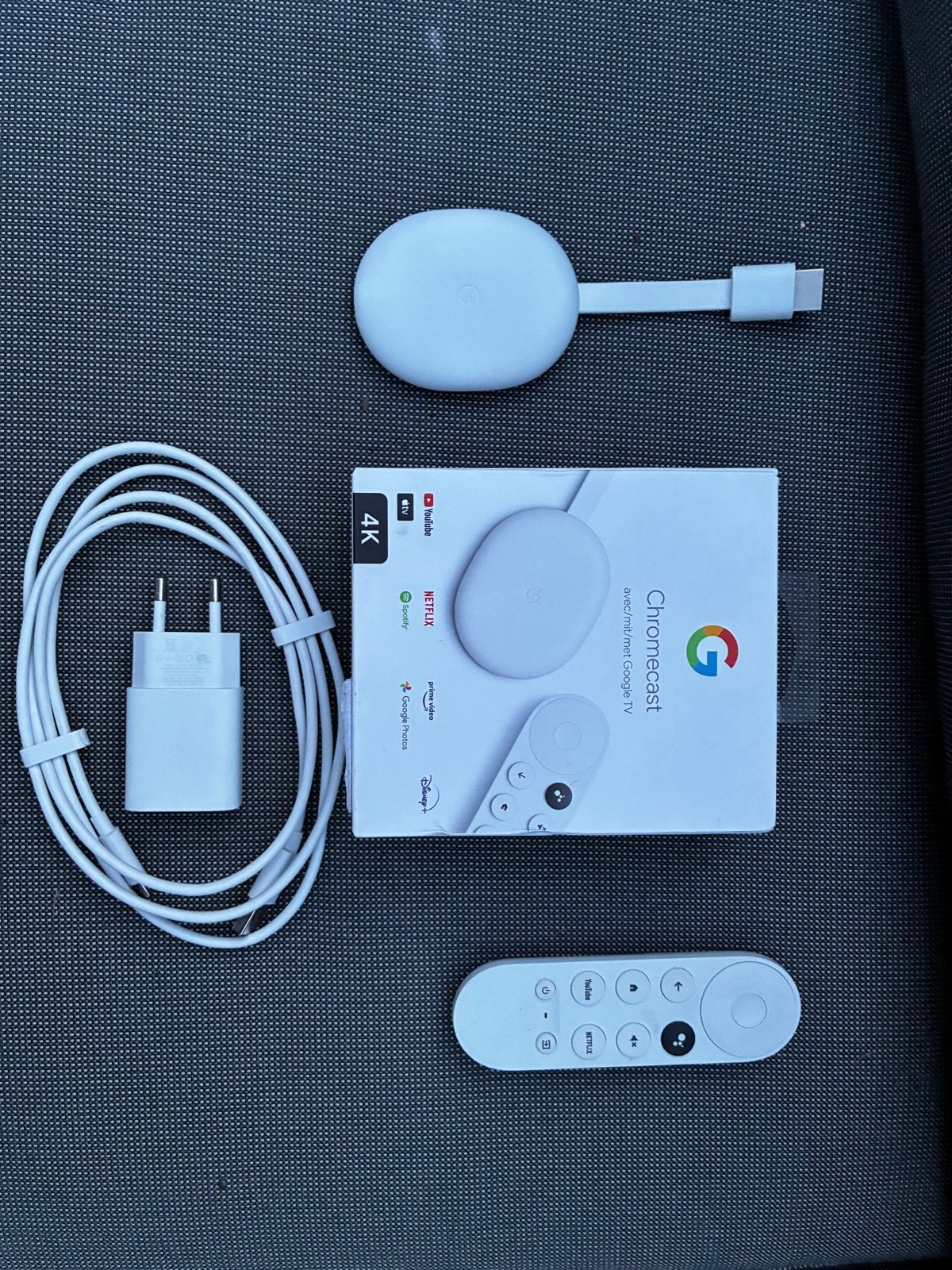 Chromecast Google TV 4K - Stream al je favoriete content, Ophalen of Verzenden, Zo goed als nieuw, HDMI, Zonder harde schijf