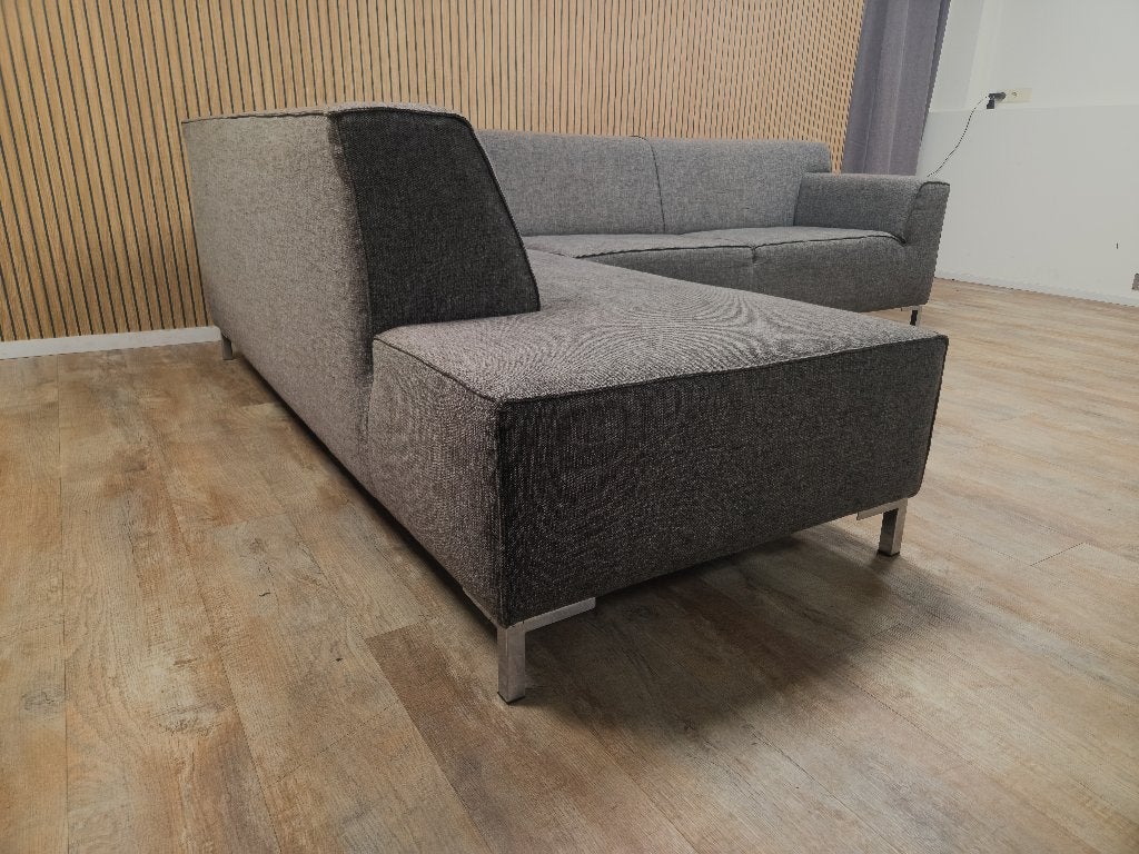 Zeer Mooi Groot Grijs Hoekbank van HET KABINET, 250 tot 300 cm, Gebruikt, ., Hoekbank