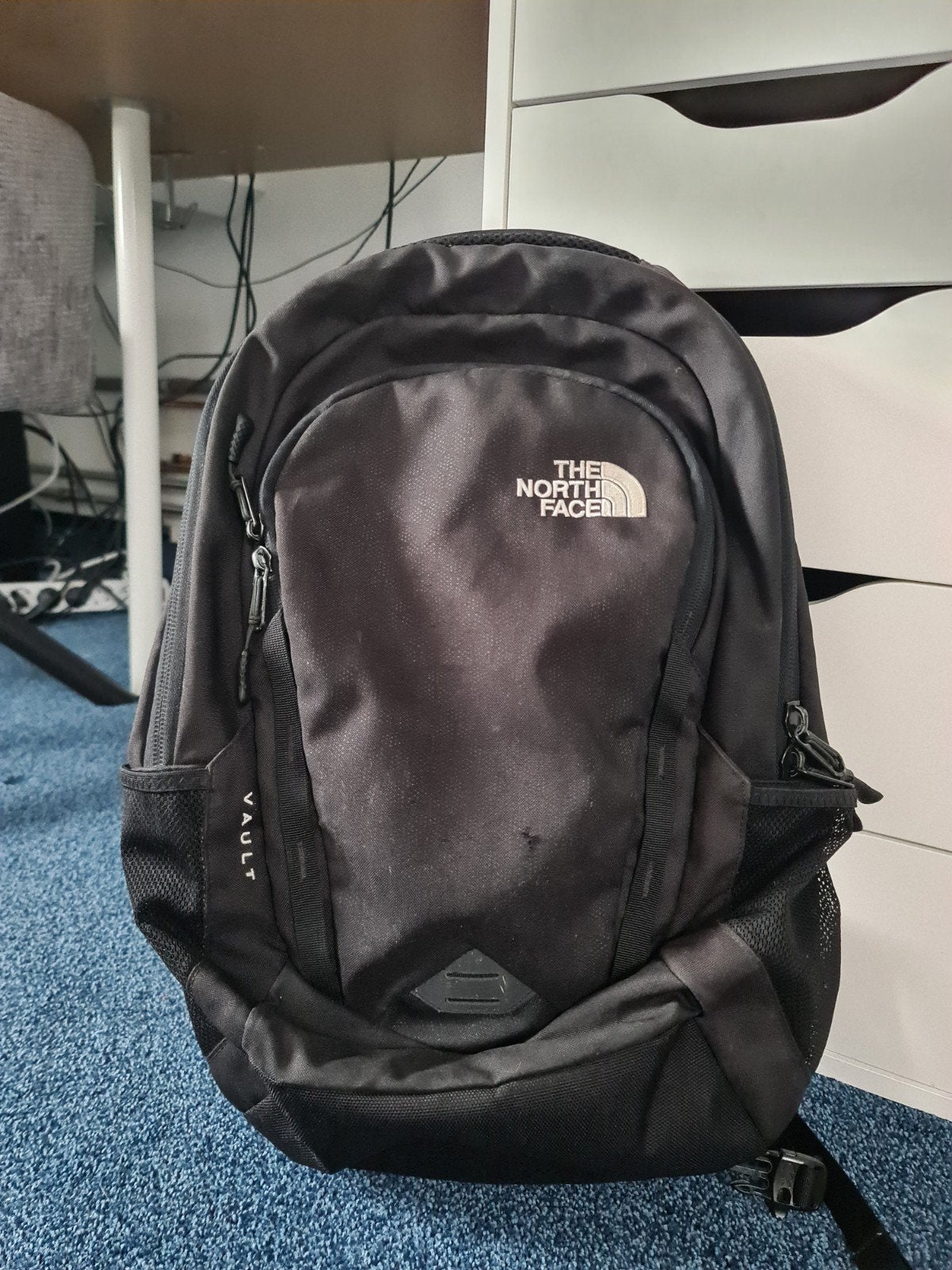 Zwarte The North Face Vault rugzak - Gebruikt, goede staat, Ophalen of Verzenden, Gebruikt, Overige merken, 30 tot 45 cm