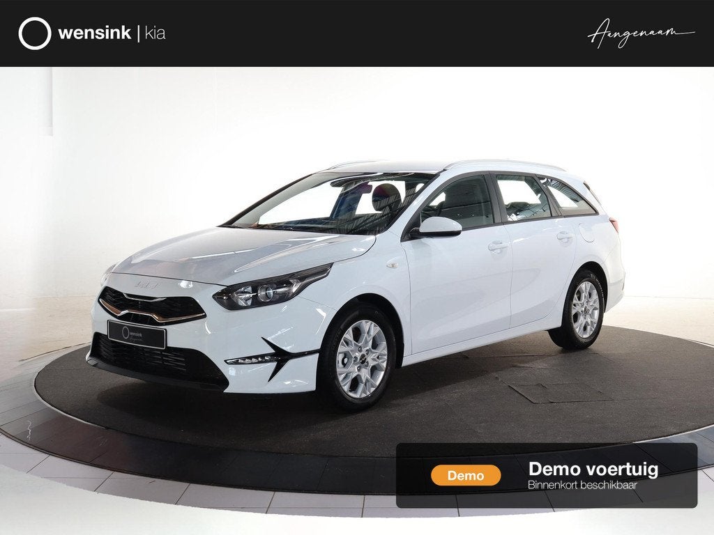 Kia Ceed SW 1.0 T-GDi ComfortLine | Klimaatregeling | Dakrai, Auto's, Voorwielaandrijving, Wit, Origineel Nederlands, Handgeschakeld